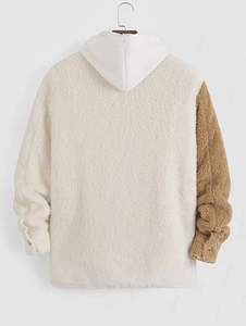 Abrigo de Lana a Cuadros Unisex con Bolsillos de Solapa, Manga Larga, Cuello Camisero, Chaqueta de Invierno - Product Image 2