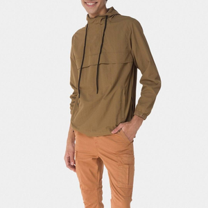 Sudadera con capucha personalizada de algodón para hombre con cremallera parche de bolsillo para auriculares bordado-Diseño Popular y Estilo funcional - Product Image 4