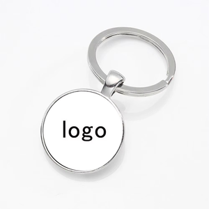 LLavero con logotipo personalizado de acero inoxidable con logotipo de empresa personalizado y opciones de color de foto en blanco y negro - Product Image 1