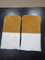 Gants à main en cuir de style OEM Gants de mécanicien en cuir de peau de vache soudant des gants résistants aux coupures