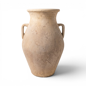 Grand pot à fleurs en terre cuite rustique avec trou de drainage pour la maison et le jardin - Product Image 1