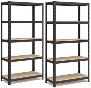 Phổ biến 5-Tier thép nội thất văn phòng lưu trữ Giá 5-Layer kim loại kệ với chống ăn mòn tính năng bảo vệ - Product Image 3