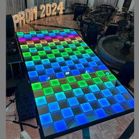 Envío rápido de DHL en 48h Pista de baile Led interactiva para juegos de niños Piso de alquiler comercial Pantalla LED Baile Boda