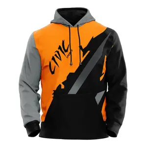 Alta qualidade casual capuz mans hoodie essencial carta logotipo linha dupla peito estilo camisola homens soltos hoodies