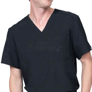 Uniformes Médicos de Algodón 100% Hechos a Medida al por Mayor, Uniformes de Enfermería con Logotipo Personalizado Estampado para Hombre a Precio Económico - Product Image 2