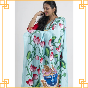 Sari de Georgette personalizable para adultos, accesorios de moda para ocasiones de fiesta, último diseño, regalos personalizados y ventas especiales - Product Image 2