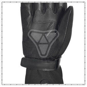 Guantes cortos de alta durabilidad para mujer, Equipo de Motocicleta de ajuste cómodo hecho de cuero - Product Image 6