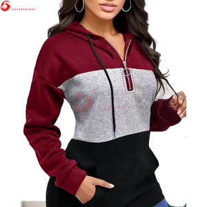 Sweat-shirts à capuche pour femmes de qualité supérieure, décontractés, en tricot, 100% coton, vêtements d'hiver, personnalisables avec impression personnalisée - Product Image 1