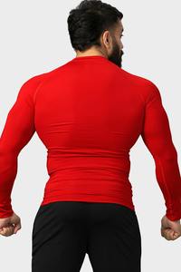 Custom Wholesale Men Solid <b>Thermal</b> Compression Shirt Long Sleeve Moisture Wicking Quick Dry Breathable Athletic Training <b>Top</b> - Product Image 5
