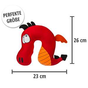 หมอนรองคอรูปมังกรการ์ตูน นุ่ม พกพาสะดวก หมอนเมมโมรี่โฟม วัสดุผ้าฝ้าย สำหรับใช้ในรถยนต์ สำนักงาน  รับสกรีนโลโก้ตามสั่ง - Product Image 3