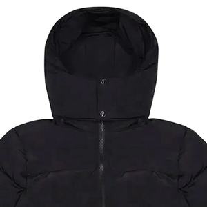 Veste matelassée à manches longues pour homme avec capuche amovible, imperméable, décontractée, en polyester matelassé, pour l'hiver, par HI 2026 - Product Image 2