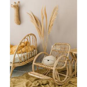 Natural Rattan Kids Rockings <b>Chair</b> Handmade Rattan Kid <b>Chair</b> Nursery Furniture Wicker Baby <b>Chair</b> Eco Friendly For Kid Home Decor - Product Image 4