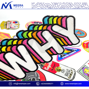 แผ่นผ้าปักลายโลโก้บนเสื้อผ้าแผ่นป้ายผ้าสำหรับปะติดผ้าแผ่นปะติดผ้าตราโลโก้ออกแบบได้ตามต้องการ - Product Image 3