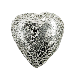 MDF & Mosaic Decorative Heart <b>Wall</b> Decoration Natural Colour Christmas Heart Earrings for Wedding & Table Top Decoration - Product Image 2