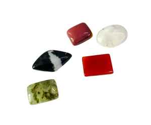 40 pièces Smoky Hydro Quartz Marquise Cabochon! Pierres précieuses en vrac polies pour la fabrication de bijoux (8x10mm-10x20mm) - Product Image 3