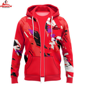 Custom Sweat Suits With Logo Sports Men Sublimation Tracksuit for Sports Zipper Hoodies and Sweat Pants Set - Product Image 3