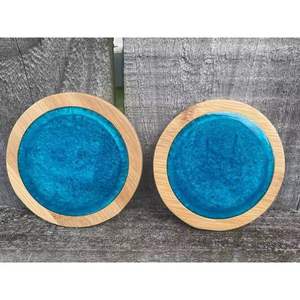 Posavasos Únicos para Té, Resistentes al Calor, Ecológicos, de Madera, con Color y Forma Personalizados para Hogar, Hotel, Restaurante - Product Image 1