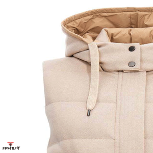 Chaleco Acolchado Reversible de Alta Calidad, Impermeable, Transpirable, Cálido para Invierno, Sin Mangas, Servicio OEM, Más Vendido - Product Image 5