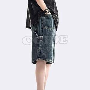 Nouveau style de shorts en jeans pour hommes personnalisés shorts en jeans pour hommes de couleur personnalisée à vendre fabriqués au Pakistan - Product Image 6