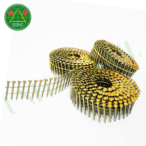 Clavos de bobina de acero de 1-1/4 pulgadas, 14000 Uds., cabeza a cuadros de vástago liso, precio competitivo para fabricación de palés desde Vietnam - Product Image 3