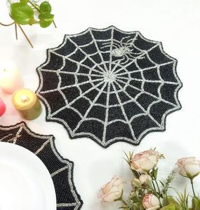 Mantel Individual de Lujo con Bordado de Cuentas, Kit de Cuentas Cosidas a Mano, Set de Bordado con Cuentas, Kit de Costura, Proyecto de Tejido para Bodas y Hogar - Product Image 4