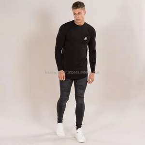 Camiseta de Punto de Manga Larga para Hombre, Elegante, con Patrón Jacquard, Cómoda, Transpirable, de Secado Rápido, Informal, para Vacaciones - Product Image 2