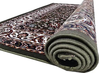 Dernier modèle Tapis en laine persan écologique fait à la main Grande taille Luxe floral lavable antidérapant pour une vie de prière confortable