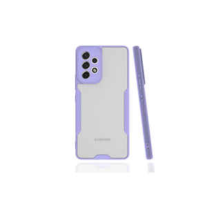 Coque de protection en silicone premium JoieCreatif Parfe Series pour Samsung Galaxy A53 5G, bleu marine, anti-traces de doigts - Product Image 2