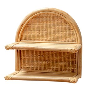 Piccola mensola appesa in Rattan dal Vietnam - Product Image 1