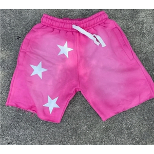 กางเกงขาสั้นชายแบบสปอร์ตสำหรับใส่ไปชายหาด ผ้าถักเนื้อระบายอากาศ ผลิตจากโพลีเอสเตอร์เนื้อนุ่ม ขอบเอวยางยืด ลายเรียบ ทรงปกติ บริการ OEM - Product Image 1