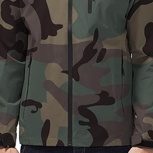 เสื้อแจ็คเก็ตกันลมแบบมีฮู้ดสำหรับวิ่งและเล่นกีฬา สะท้อนแสง กันน้ำ ซิปเต็มตัว ขายส่ง - Product Image 2