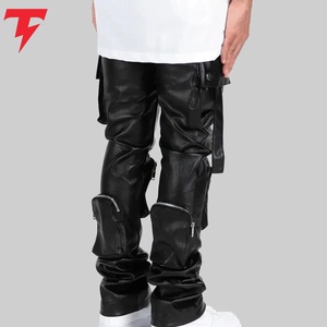 <b>Men</b> <b>Leather</b> Pants Soft Genuine <b>Leather</b> Slim Fit <b>Trousers</b> Durable Comfortable Stylish Casual Wholesale Apparel Supplier - Product Image 5