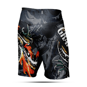 Pantalones cortos Mma con impresión de logotipo personalizado para hombre, pantalones cortos Mma con diseño de buena calidad - Product Image 2