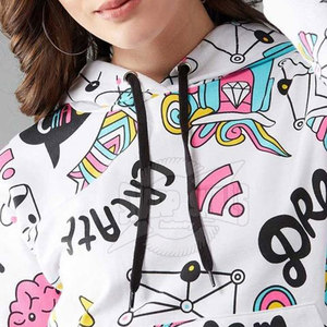 Sudaderas con capucha personalizadas Ropa deportiva Sudaderas con capucha de sublimación Fabricante de Pakistán Servicio OEM Sudaderas con capucha de sublimación para mujer - Product Image 4