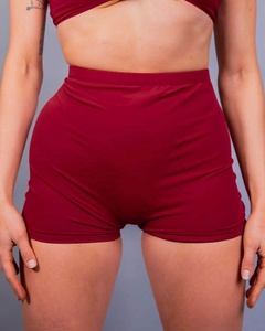 Short de sport taille haute pour femme, effet push-up, moulant, pour le yoga et l'entraînement - Product Image 2