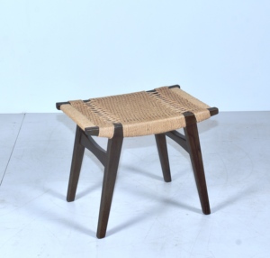 Taburete de pie de madera maciza de lujo moderno, taburete de entrada de alta calidad para Taller, diseño de incrustaciones de hueso, hogar, escuela, apartamento, dormitorio - Product Image 1