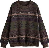 Pull-over en laine mélangée tricotée respirante à séchage rapide, imprimé rayé, pour homme, manches longues, Suprex Enterprises, hiver 2026
