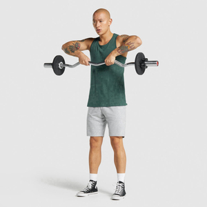 Wholesale New Arrival Custom Printed Gym Wear Man Tank Top Sport <b>Singlets</b> <b>Men</b> Stylish Gym <b>Singlet</b> - Product Image 4