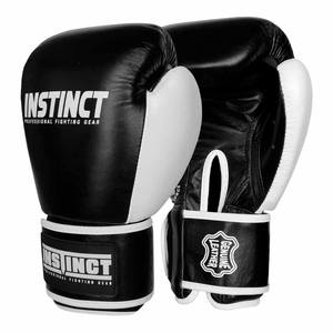Gants de boxe professionnels en cuir véritable de qualité supérieure personnalisables, gants d'entraînement de la meilleure qualité avec fermeture à boucle et crochet - Product Image 1