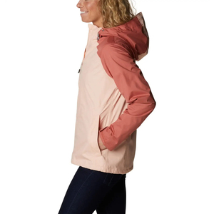 Hot Slim Fit Splicing Hooded Senderismo Escalada Chaqueta Impermeable Moda de mujer Transpirable Ropa de concha suave - Product Image 4