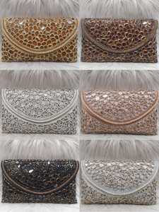 กระเป๋าคลัทช์สำหรับเจ้าสาวงานออกแบบทำมือสำหรับสุภาพสตรีกระเป๋าคลัทช์งานทำมือสุดพิเศษสำหรับงานแต่งงาน - Product Image 3