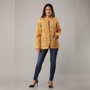 Reversible Varsity Hooded Ladies <b>Quilted</b> Leather <b>Jacket</b> with Custom Logo-Autumn Winter Coat - Product Image 6