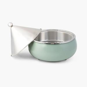 Plato de cazuela de acero inoxidable martillado con tapa de diseñador Fiestas DE BODA Comida Postre Servir cazuela olla para gran oferta - Product Image 5