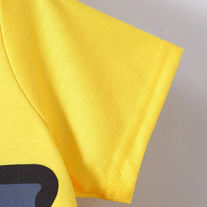 T-shirts et shorts 2 pièces personnalisés pour enfants et tout-petits garçons ensembles de vêtements d'été en coton pour enfants garçons ensembles de shorts - Product Image 4