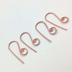 5 paires de crochets de boucles d'oreilles en cuivre, finition or, argent et or rose, apprêts fantaisie pour bijoux avec surface revêtue E-Coated - Product Image 3