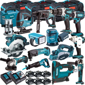 Kit Cordless Monster da 18V con 15 Pezzi, 3 Batterie da 5.0Ah e Caricabatterie T4TKIT-700 Pronto per la Spedizione - Product Image 1