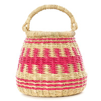 Prix bon marché naturel jonc de mer Bolga panier Neating stockage maison Organisation tissé mer herbe paniers