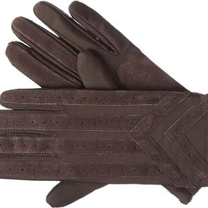 Guantes de cuero a la moda para mujer Guantes de moda para hombre Guante de vestir Piel de oveja Servicio OEM Vida diaria personalizada - Product Image 5