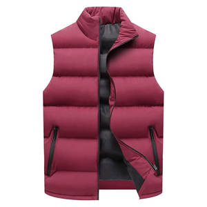 High Quality Custom Lightweight Waistcoat Warm Bubble Sleeveless Jacket Autumn Winter Thicken Coats Sleeveless Puffer <b>Vest</b> - Product Image 1