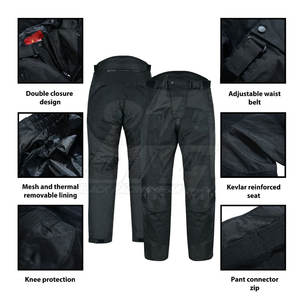 Combinaison textile pour moto de meilleure qualité Nouvelle arrivée Respirant à séchage rapide en nylon/polyester/cuir Cordura toutes les saisons BLACK RACING - Product Image 6